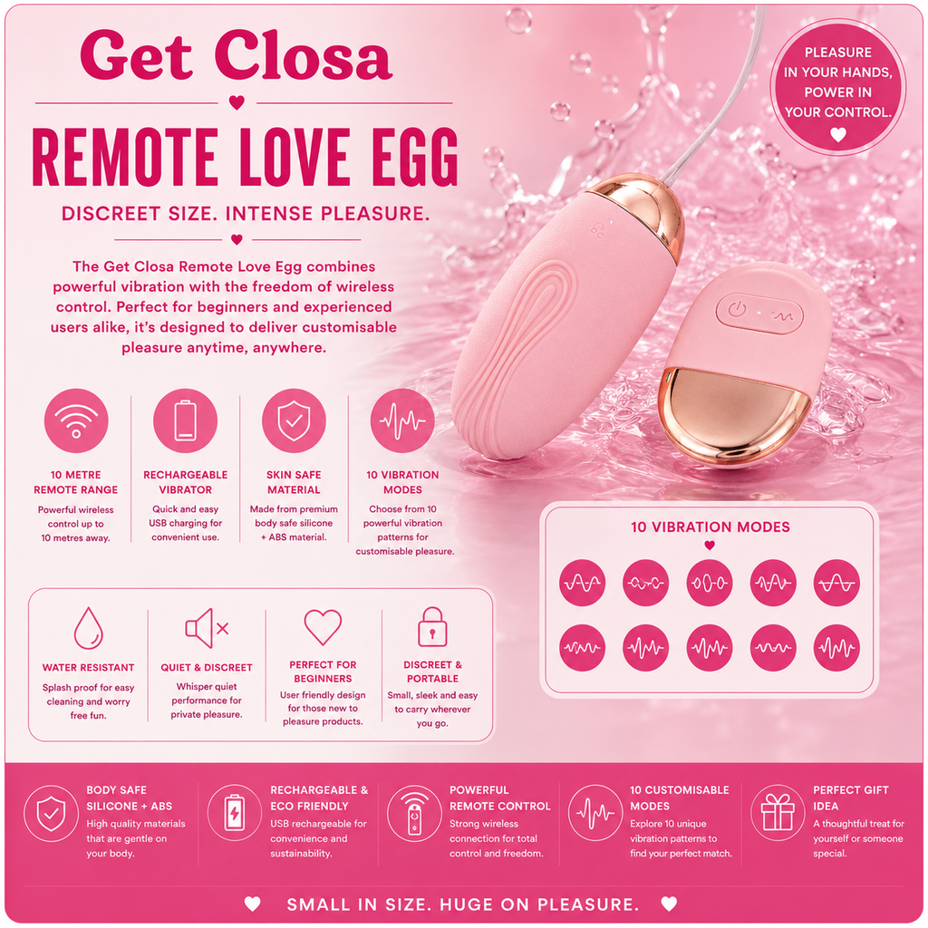 Get Closa Remote Control Love Egg