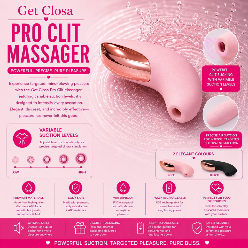 Get Closa Pro Clitoral Massager