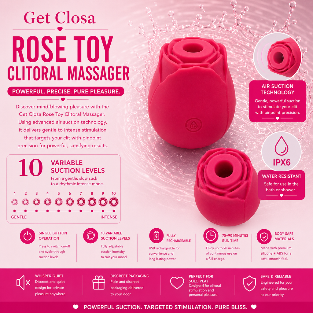 Rose Toy Clitoral Massager