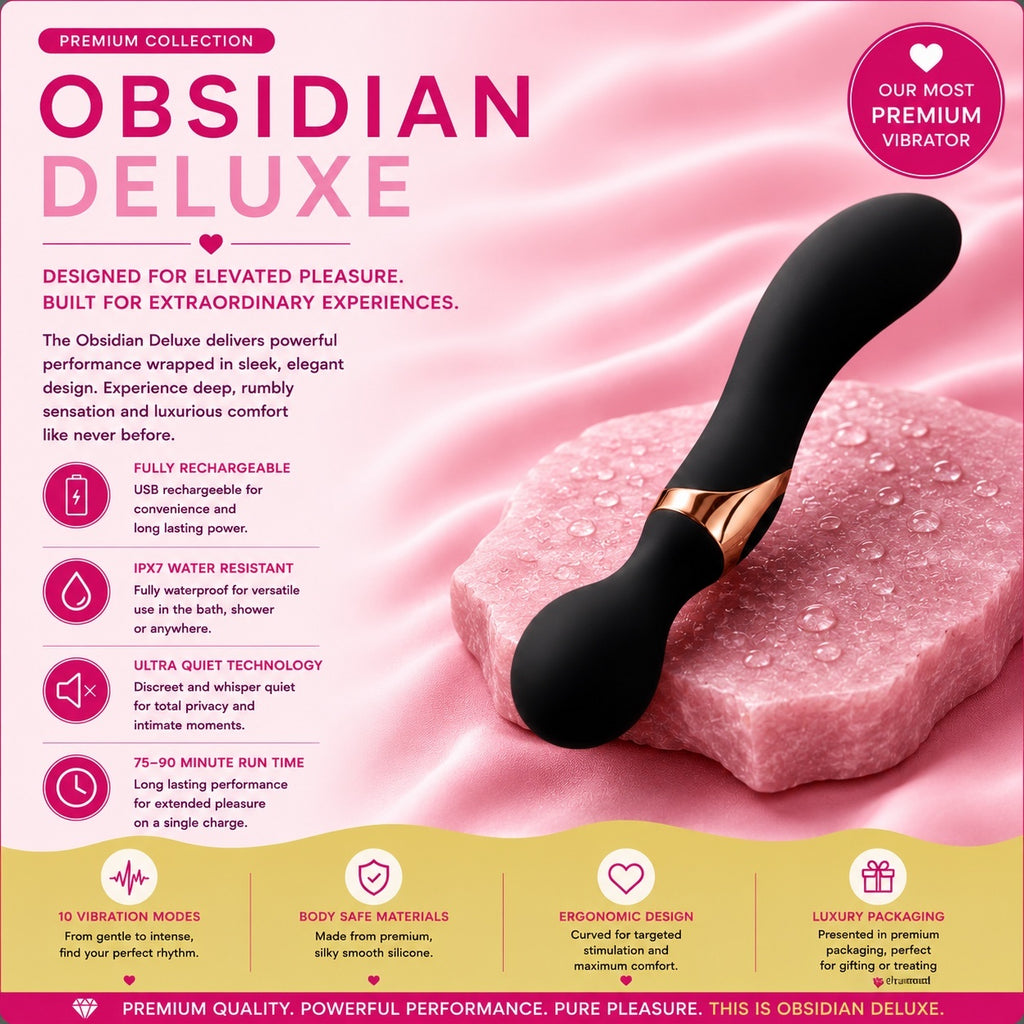 Get Closa Obsidian Deluxe Wand Vibrator
