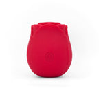 Get Closa red silicone rose clitoral massager with air suction technology and ten intensity modes.