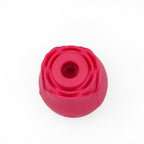 Get Closa rose-shaped silicone clitoral massager with air suction technology in vibrant pink