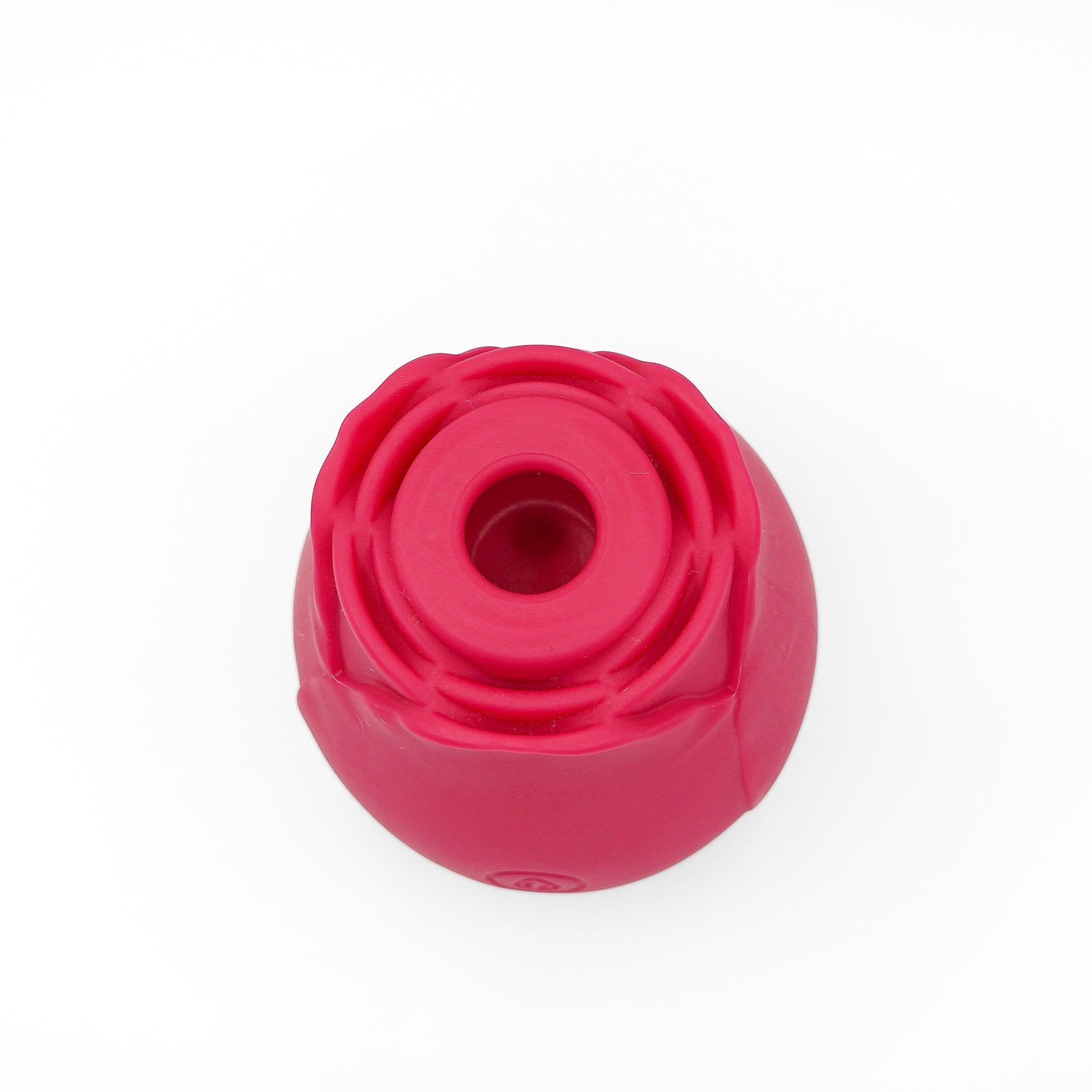 Get Closa rose-shaped silicone clitoral massager with air suction technology in vibrant pink